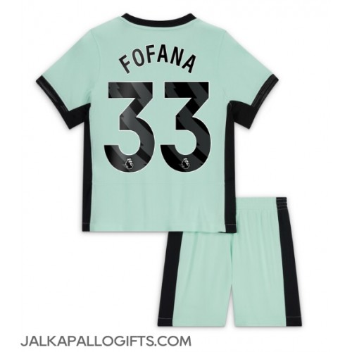 Chelsea Wesley Fofana #33 Kolmas Peliasu Lasten 2023-24 Lyhythihainen (+ Lyhyet housut)
